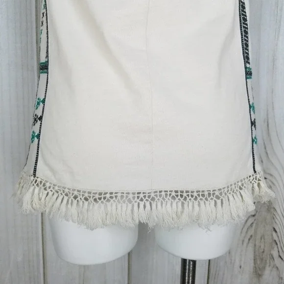 Madewell White Boho Embroidery Tank Top - Picture 6 of 10